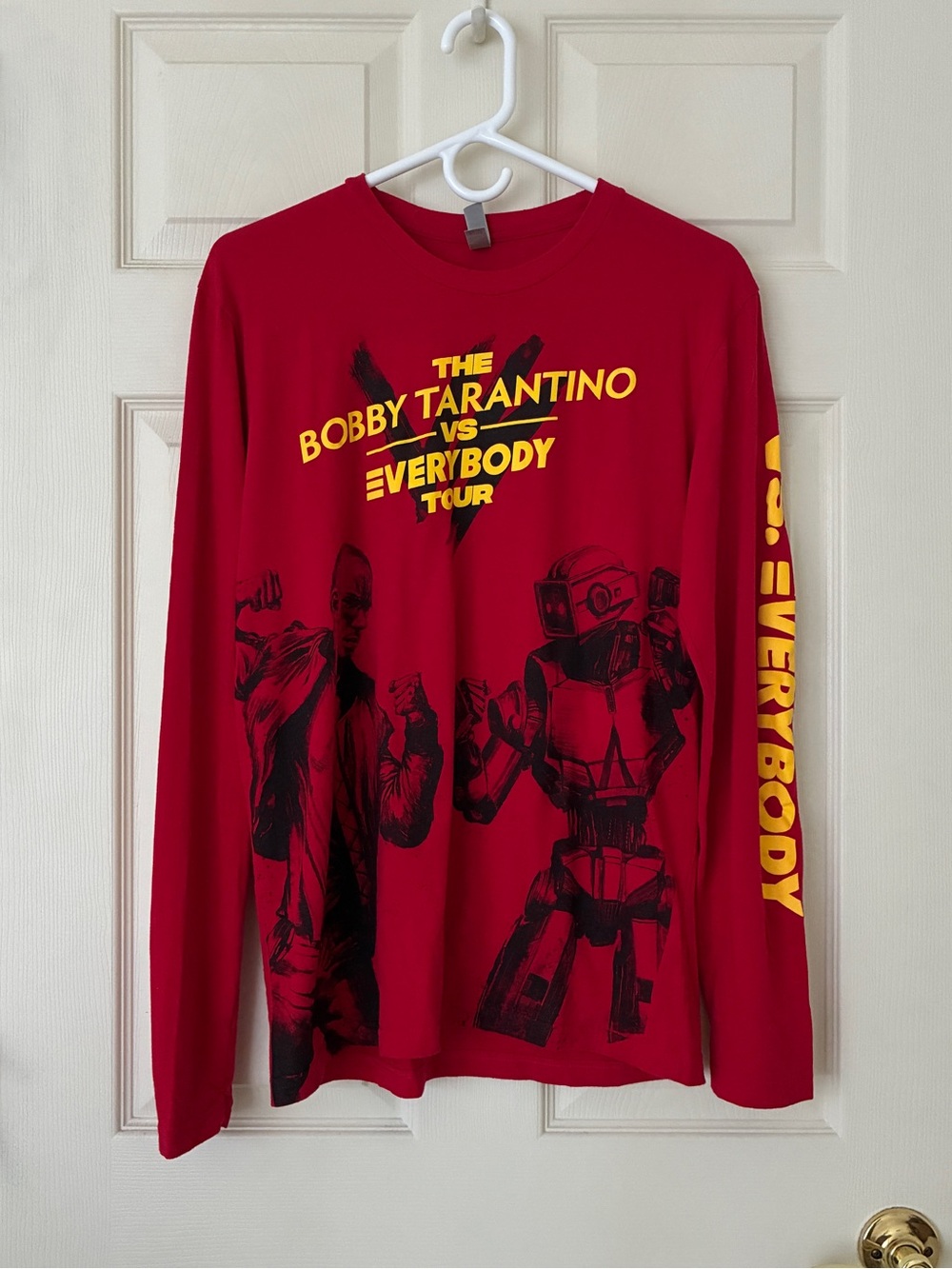 Logic Bobby Tarentino vs Everybody Tour Long Sleeve Cotton Tee Size Medium